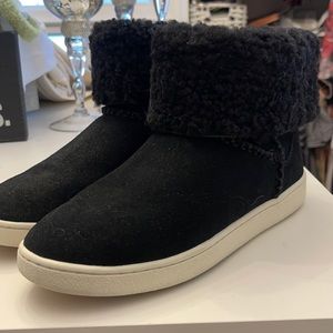 UGG bootie sneakers, black and Never worn!